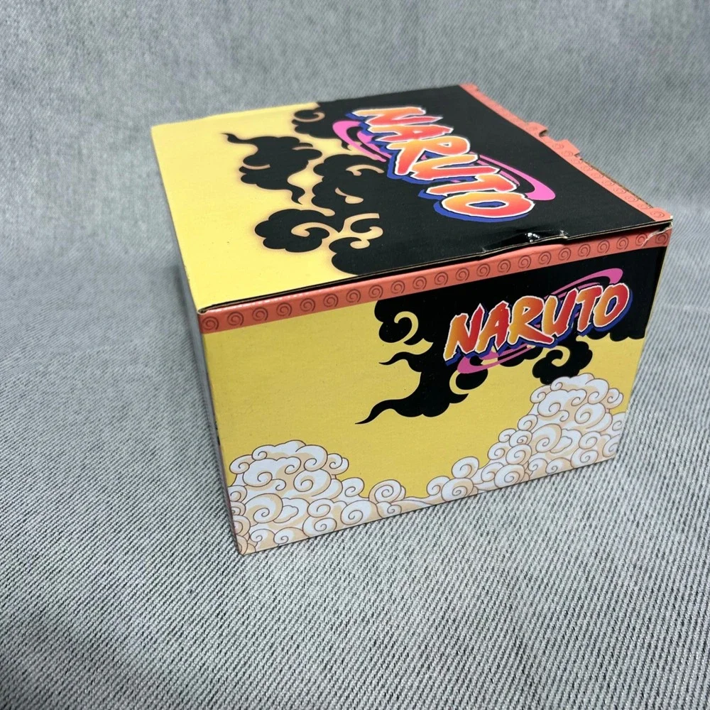 Bioworld Naruto Ceramic Noodle Bowl 20oz Orange Kakashi Sasuke Sakura 6in Bowl